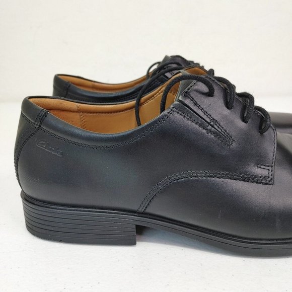 Clarks Leather Lace-up Dress Shoes Tilden Cap Men\'s Size 11 Wide main image 4